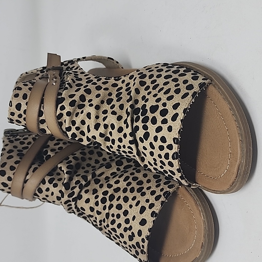 Blowfish Women's Tan and Black SANDALS BLU MOON ONE  Size 10 Left - Picture 2 of 6